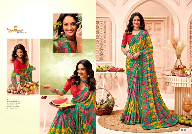 Krishnaleela Purnima catalog synthetic saree manufacturers surat
