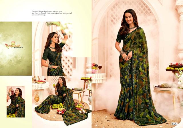Krishnaleela Purnima catalog synthetic saree manufacturers surat
