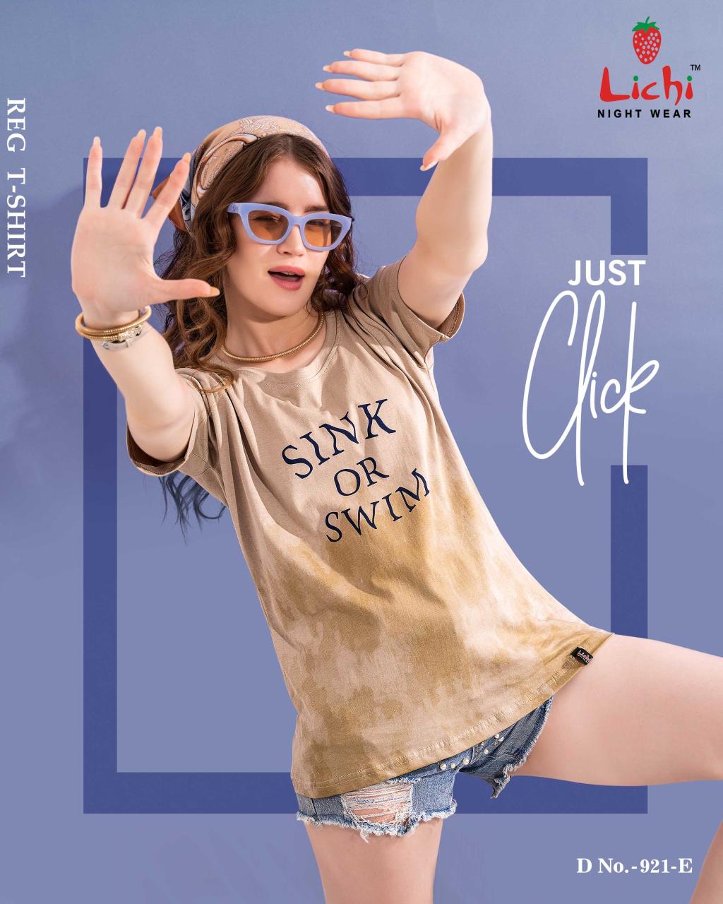 Lichi 921 A to J catalog womens t shirt wholesaler