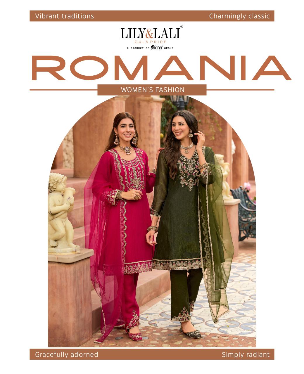 Lily & Lali Romania catalog kurti online in surat and kurti manufacturer janasya surat gujarat