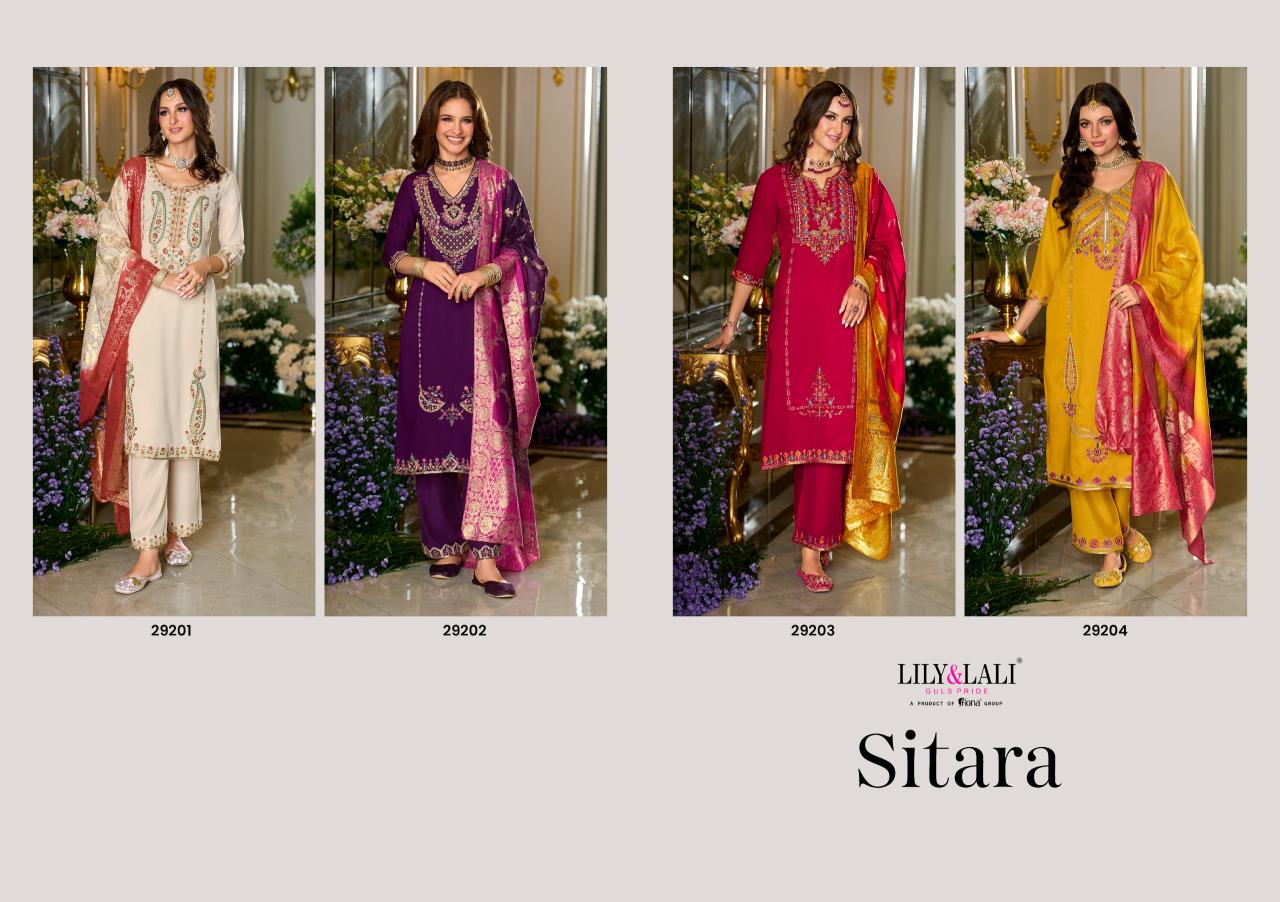 Lily & Lali Sitara catalog wholesale kurtis shopping in surat