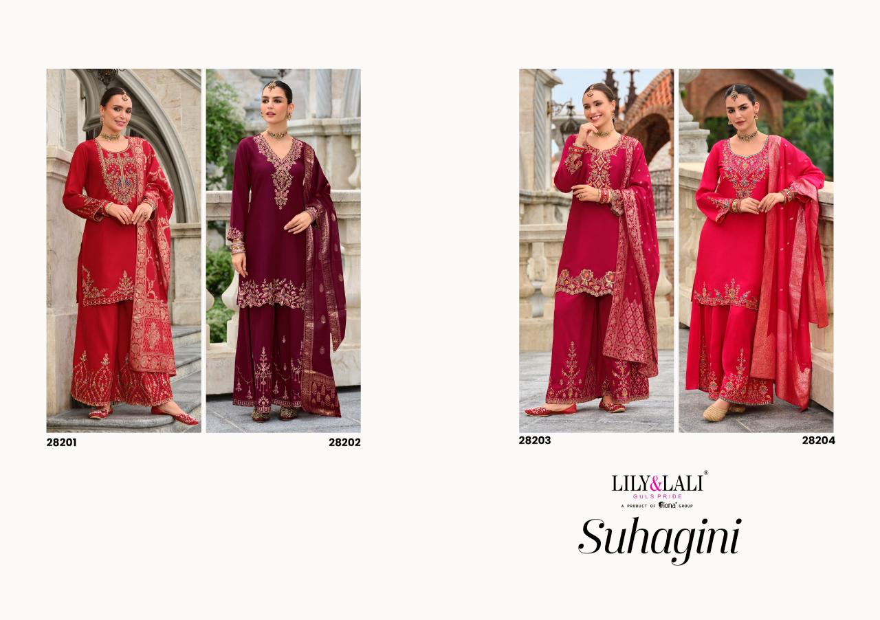 Lily & Lali Suhagini catalog branded kurti wholesaler in surat