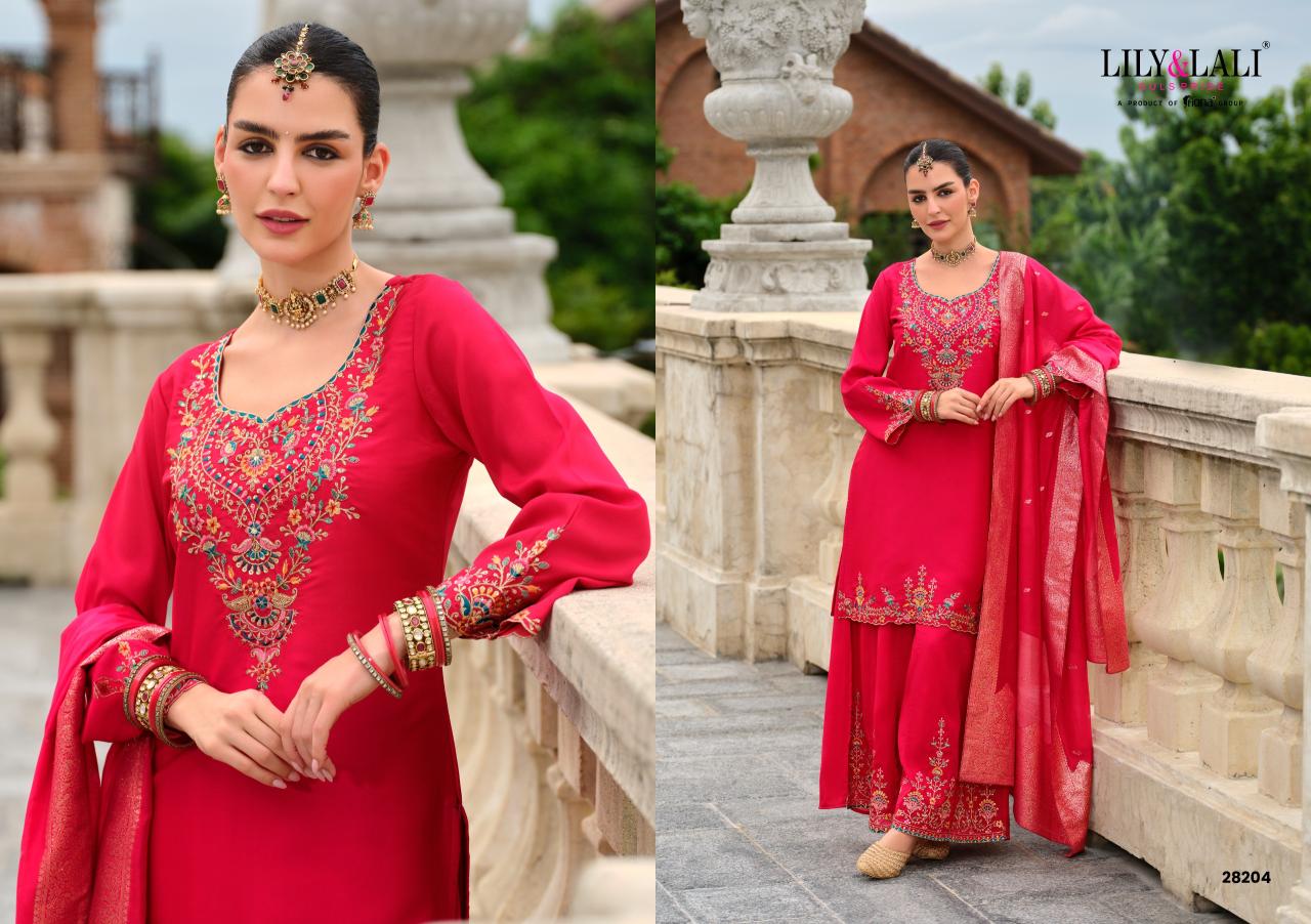 Lily & Lali Suhagini catalog branded kurti wholesaler in surat