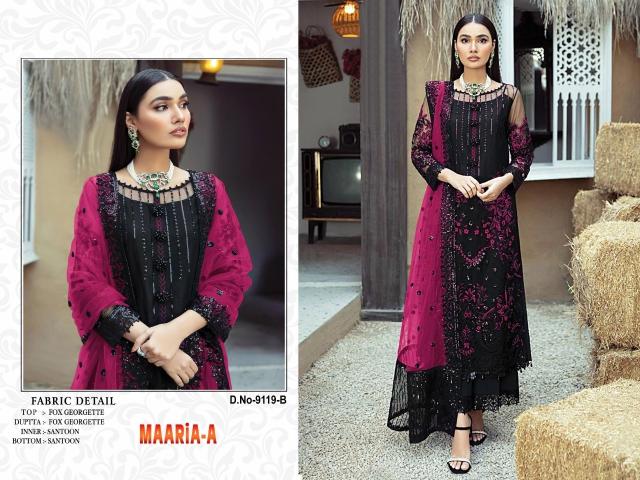 Maaria d 9119 catalog pakistani suits wholesale in india