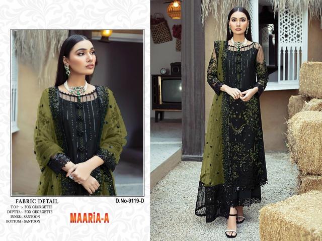 Maaria d 9119 catalog pakistani suits wholesale in india