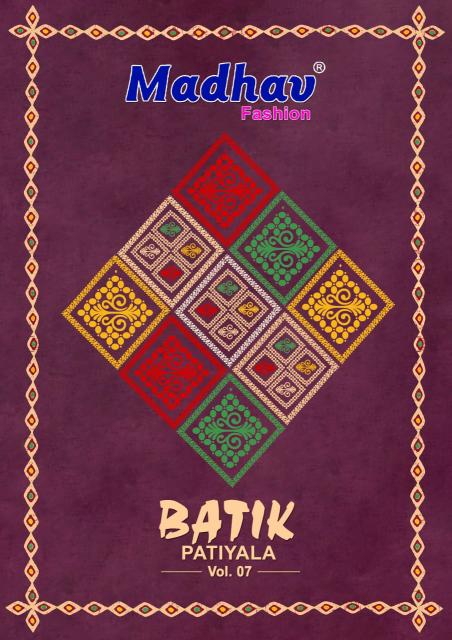 Madhav Batik Vol-7 – Readymade Patiyala Dress - Wholesale Catalog