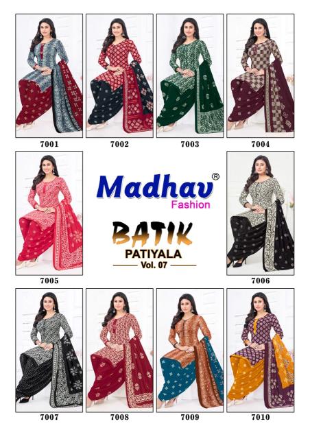 Madhav Batik Vol-7 – Readymade Patiyala Dress - Wholesale Catalog