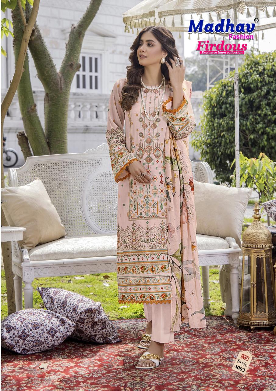 Madhav Firdous Vol-04 – Karachi Dress Material - Wholesale Catalog