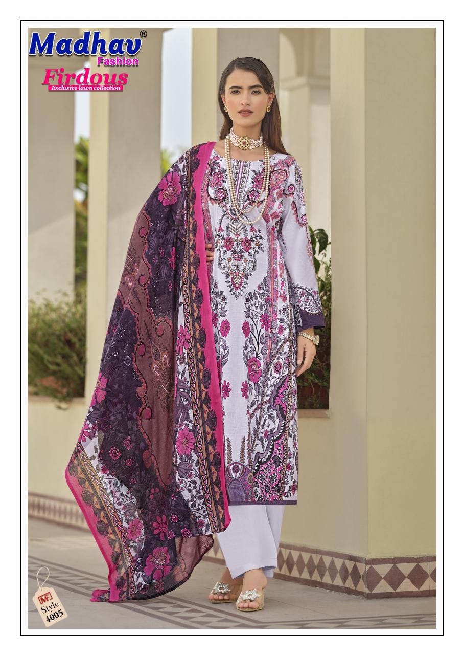 Madhav Firdous Vol-04 – Karachi Dress Material - Wholesale Catalog