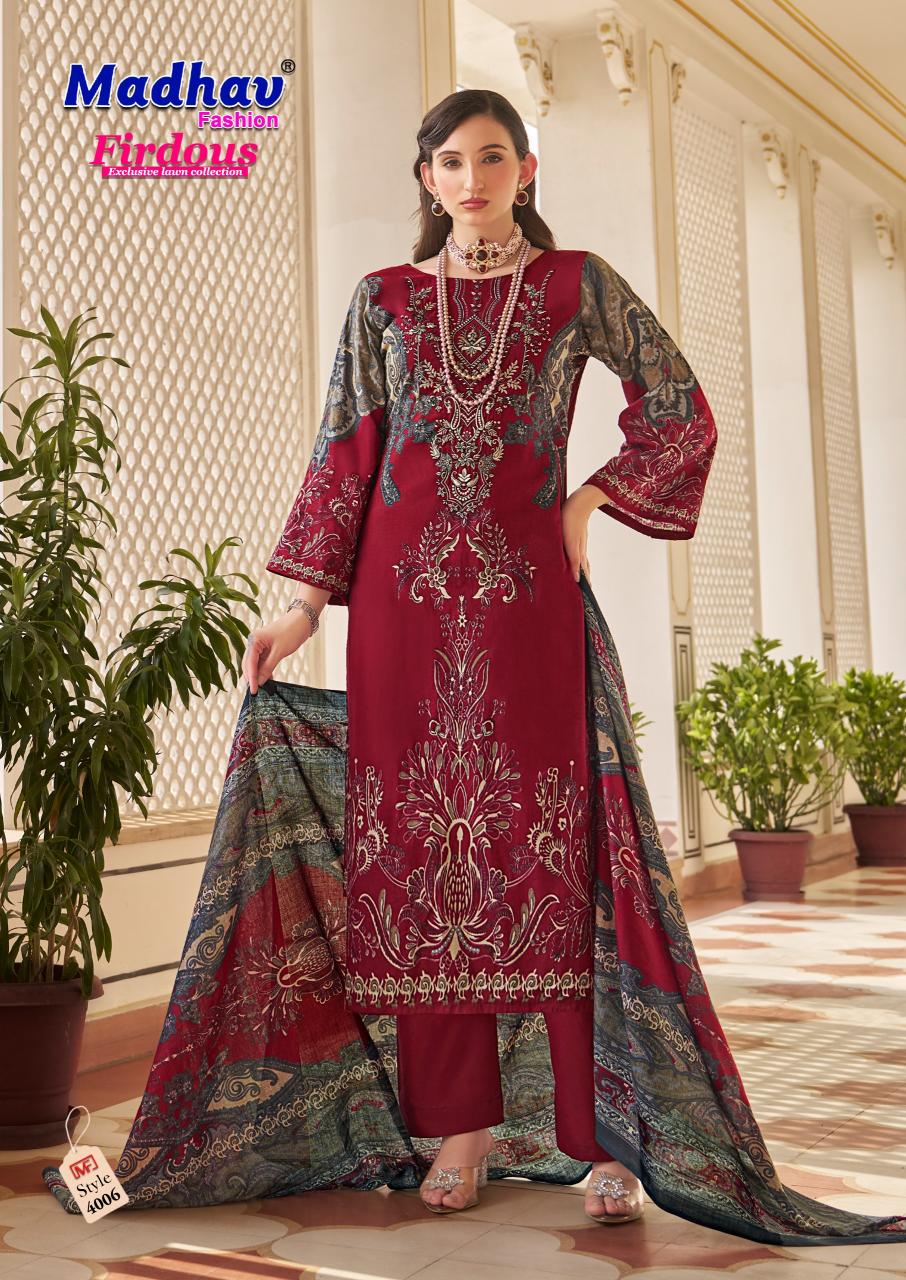 Madhav Firdous Vol-04 – Karachi Dress Material - Wholesale Catalog