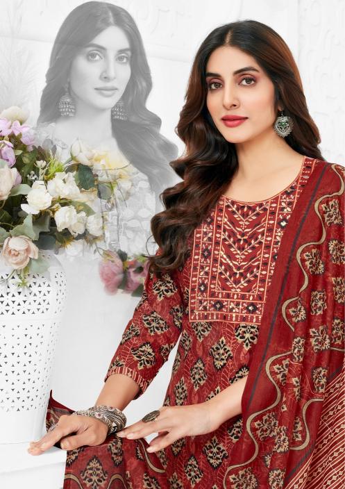 Madhav Poshak Patch Vol-6 – Kurti Pant With Dupatta - Wholesale Catalog