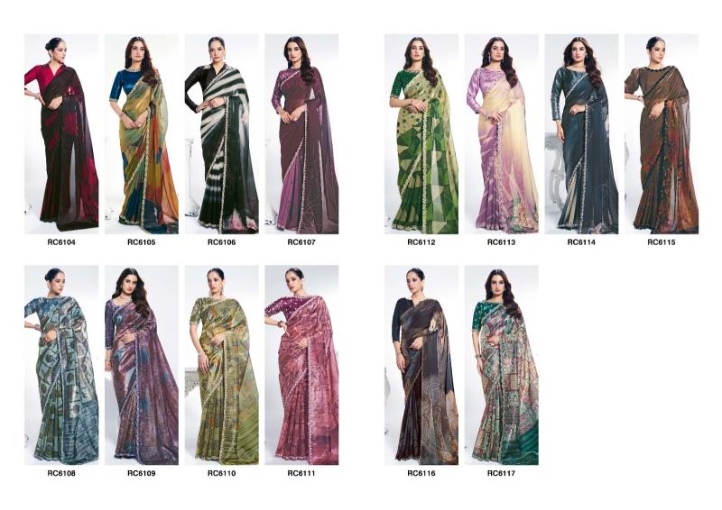Mahotsav Rang Chatkila 6100 Ananta catalog sarees in surat fabric