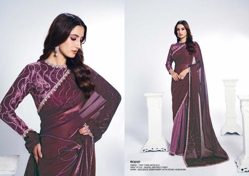 Mahotsav Rang Chatkila 6100 Ananta catalog sarees in surat fabric