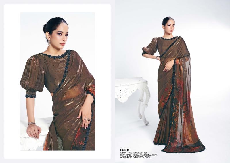 Mahotsav Rang Chatkila 6100 Ananta catalog sarees in surat fabric