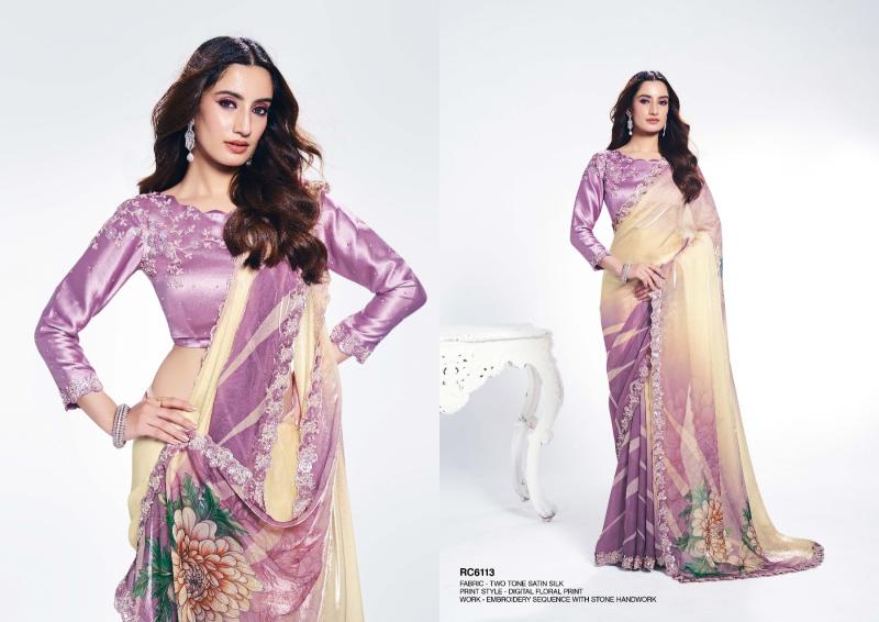 Mahotsav Rang Chatkila 6100 Ananta catalog sarees in surat fabric