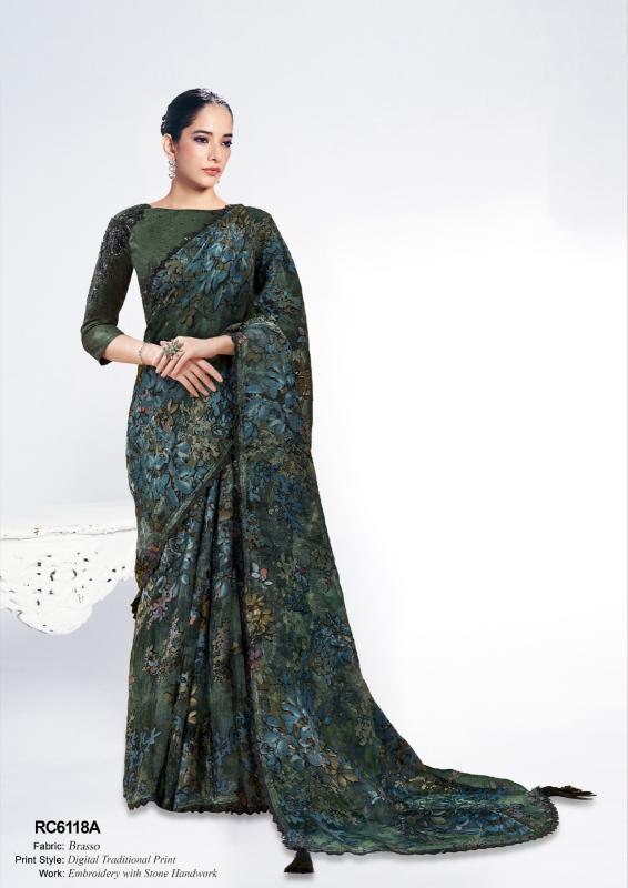 Mahotsav Rang Chatkila 6100 Ananta catalog sarees in surat fabric
