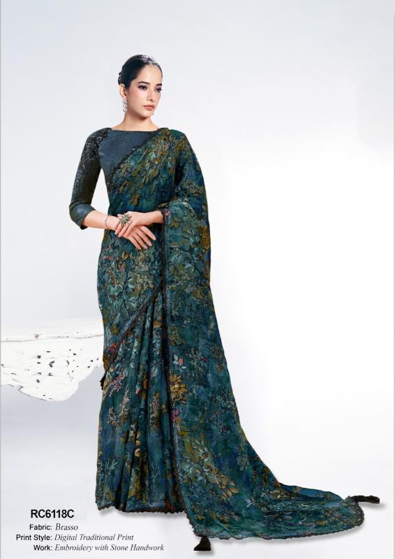 Mahotsav Rang Chatkila 6100 Ananta catalog sarees in surat fabric