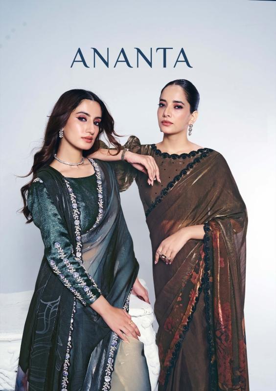 Mahotsav Rang Chatkila 6100 Ananta catalog sarees in surat fabric