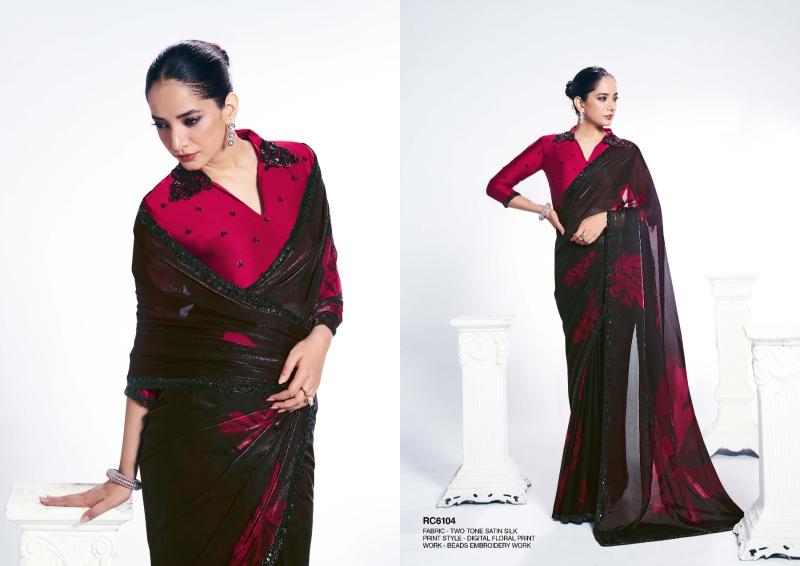 Mahotsav Rang Chatkila 6100 Ananta catalog sarees in surat fabric
