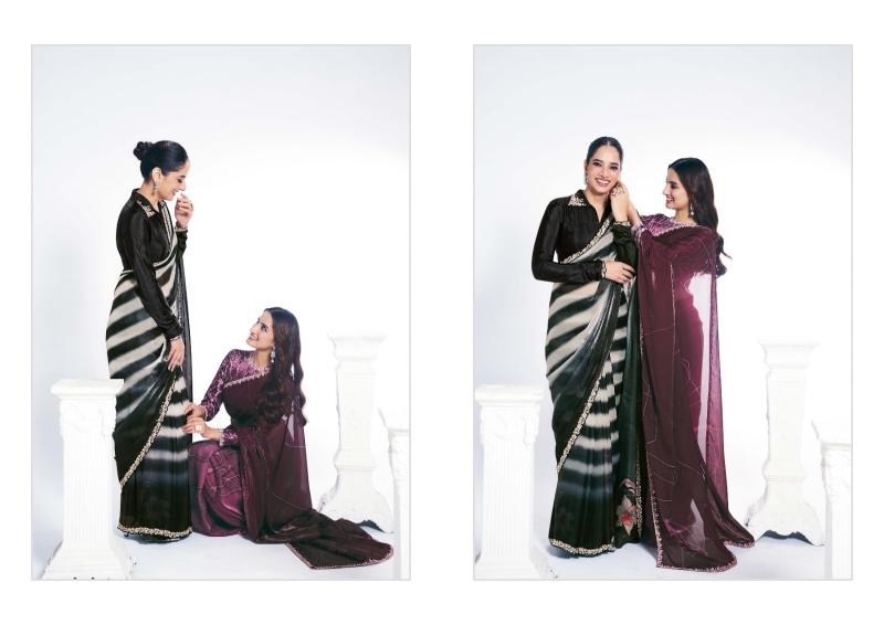 Mahotsav Rang Chatkila 6100 Ananta catalog sarees in surat fabric