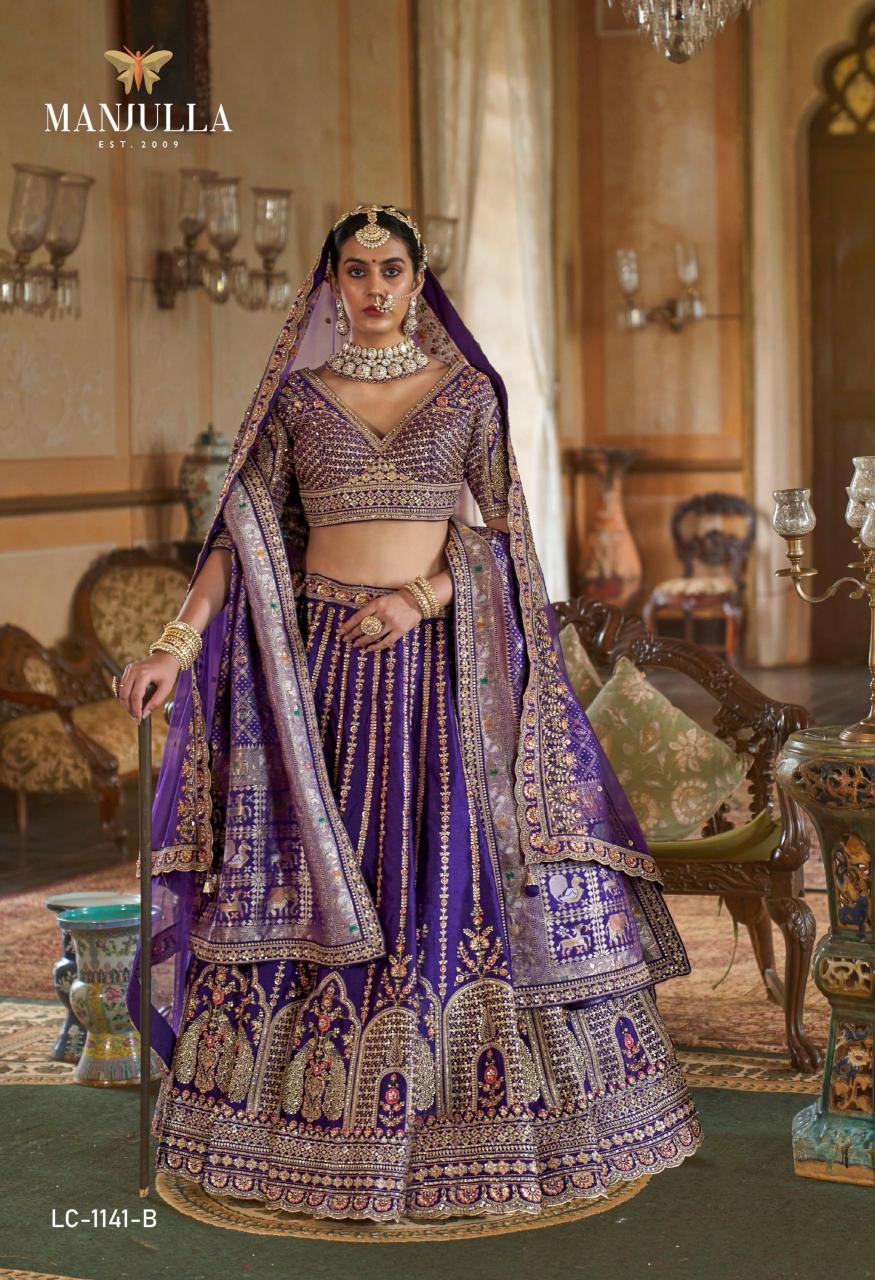 Manjulla Dulhan Vol 1 1142 catalog sabyasachi lehenga india