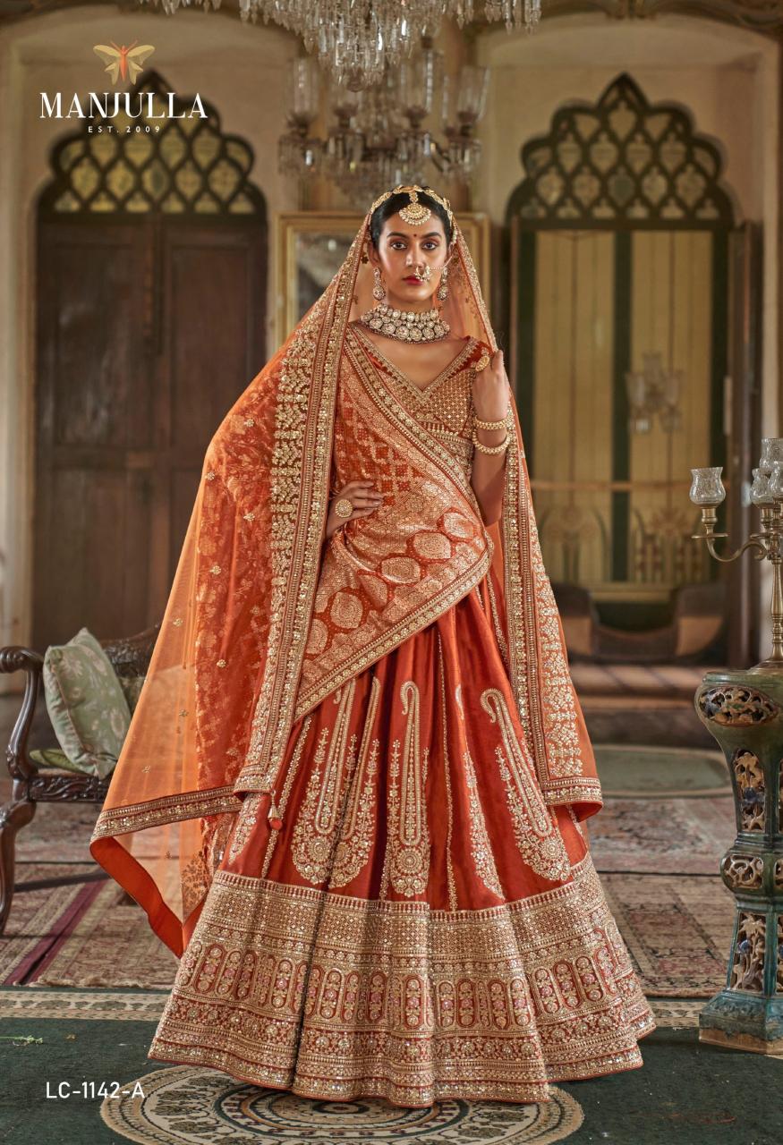 Manjulla Dulhan Vol 1 1142 catalog sabyasachi lehenga india