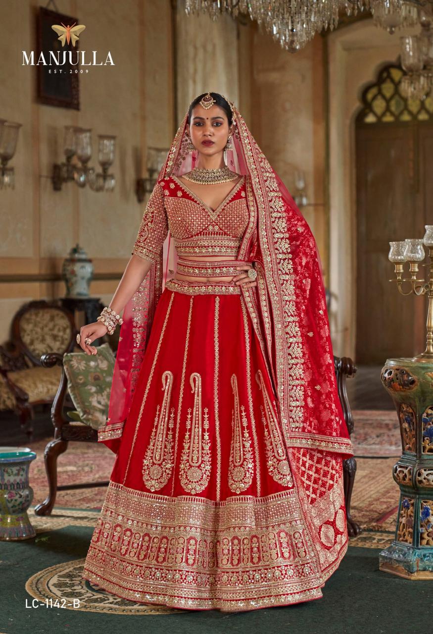 Manjulla Dulhan Vol 1 1142 catalog sabyasachi lehenga india