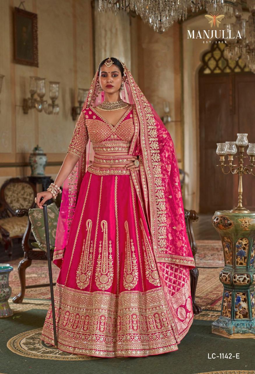 Manjulla Dulhan Vol 1 1142 catalog sabyasachi lehenga india