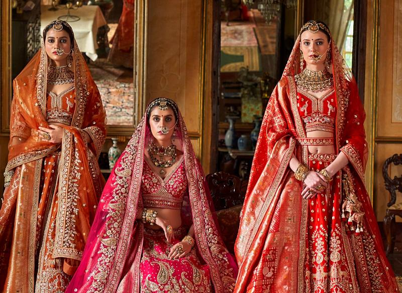 Manjulla Dulhan Vol 3 catalog best bridal lehenga online india
