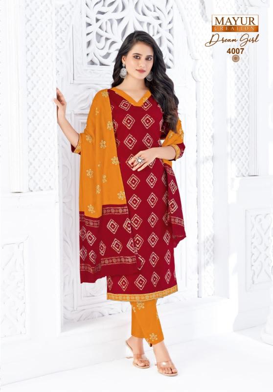 Mayur Dream Girl Vol-4 – Kurti Pant With Dupatta - Wholesale Catalog