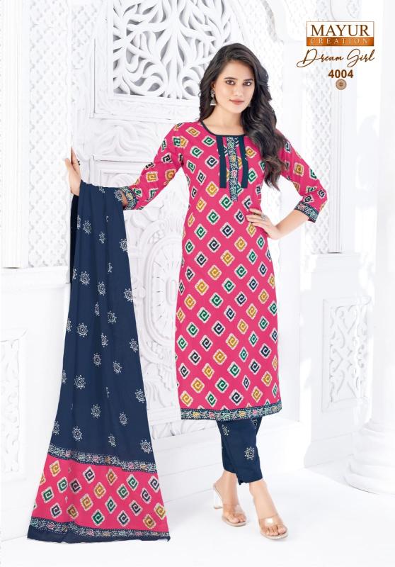Mayur Dream Girl Vol-4 – Kurti Pant With Dupatta - Wholesale Catalog