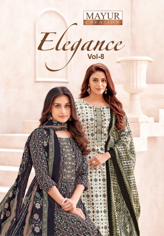 Mayur Elegance Vol-8 – Kurti Pant With Dupatta - Wholesale Catalog