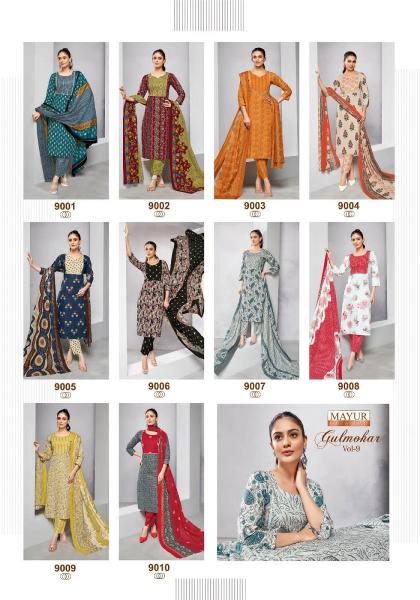 Mayur Gulmohar Vol-9 – Kurti Pant With Dupatta - Wholesale Catalog
