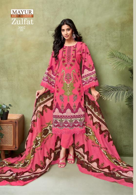 Mayur Zulfat Vol-03 - Dress Material With 2.5 mtr Bottom  - Wholesale Catalog