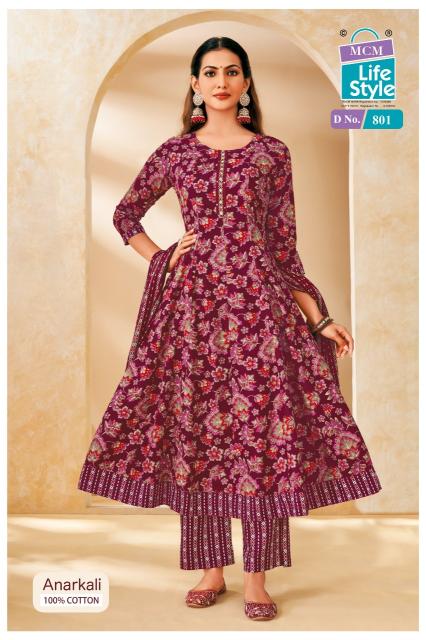 MCM Anarkali Vol-8 – Anarkali Style Kurti With Pant Dupatta - Wholesale Catalog