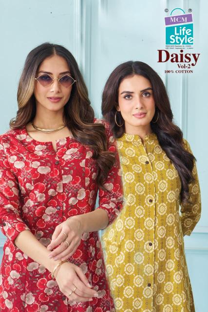 Mcm Daisy Vol-2 – A-Line Kurtis - Wholesale Catalog