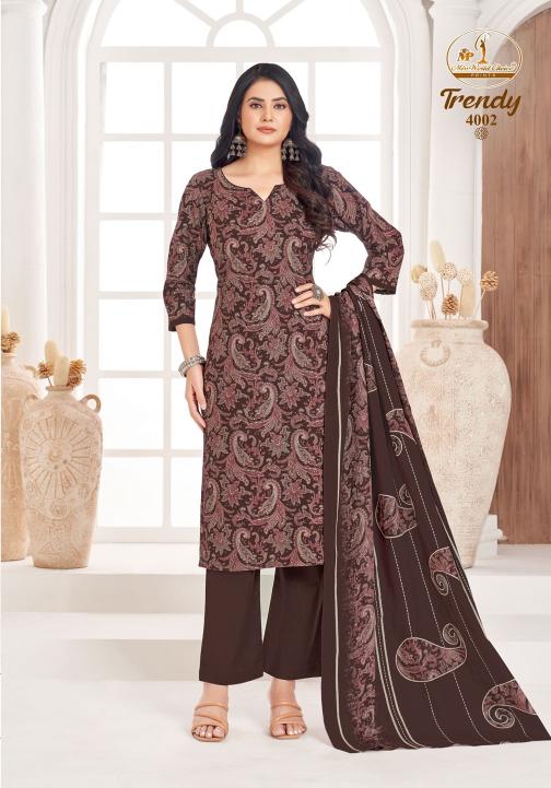 Miss World Trendy Vol-4 – Kurti Pant With Dupatta - Wholesale Catalog