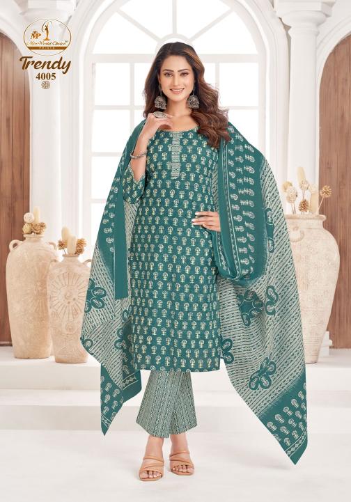 Miss World Trendy Vol-4 – Kurti Pant With Dupatta - Wholesale Catalog