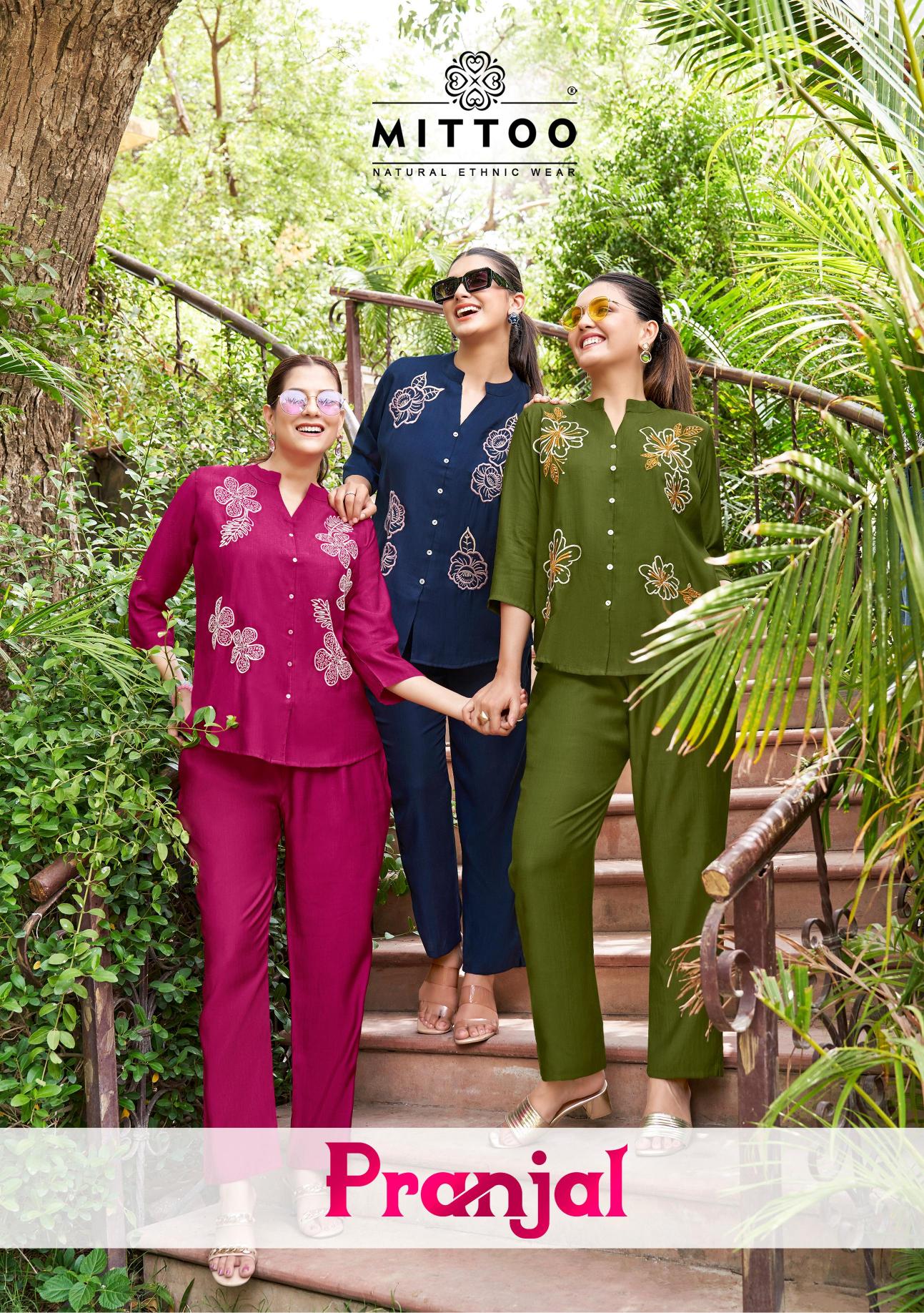 Mittoo Pranjal catalog co ord sets manufacturers in india