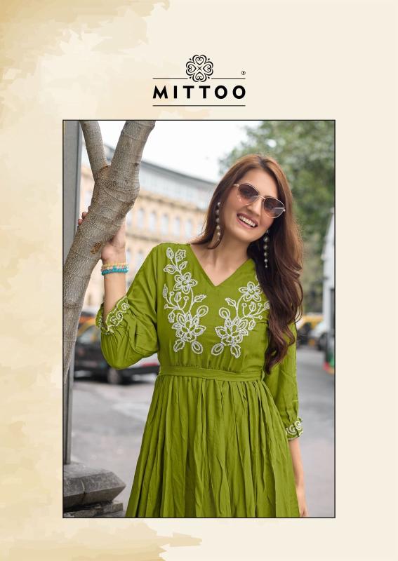 Mittoo Queen catalog surat wholesale long kurti in bangalroe