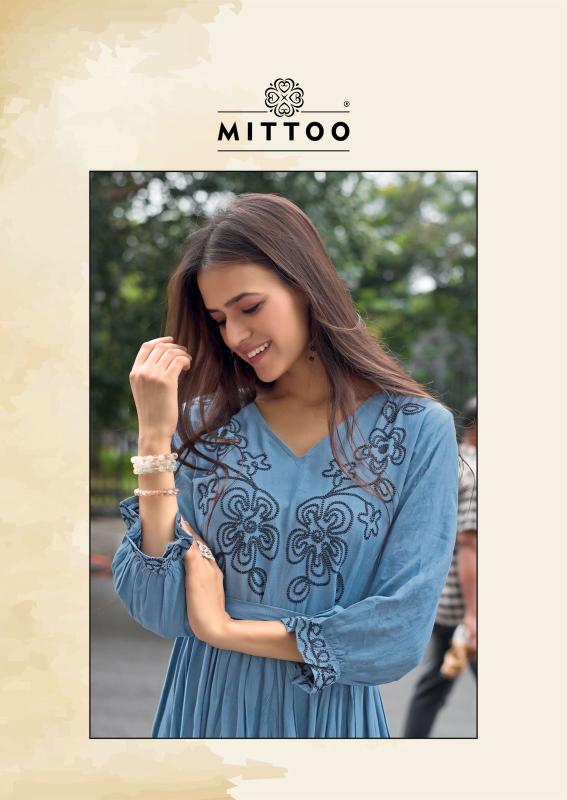 Mittoo Queen catalog surat wholesale long kurti in bangalroe