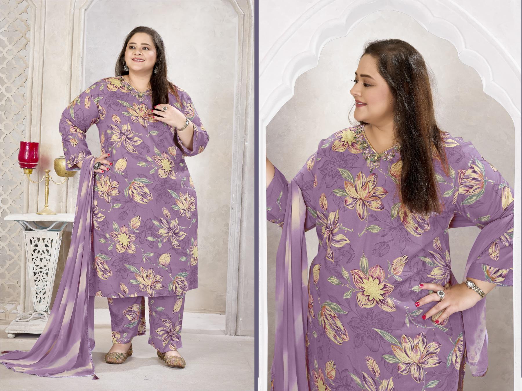 Moksh International Plus Size Glory vol 3 catalog plus size designer kurtis online india
