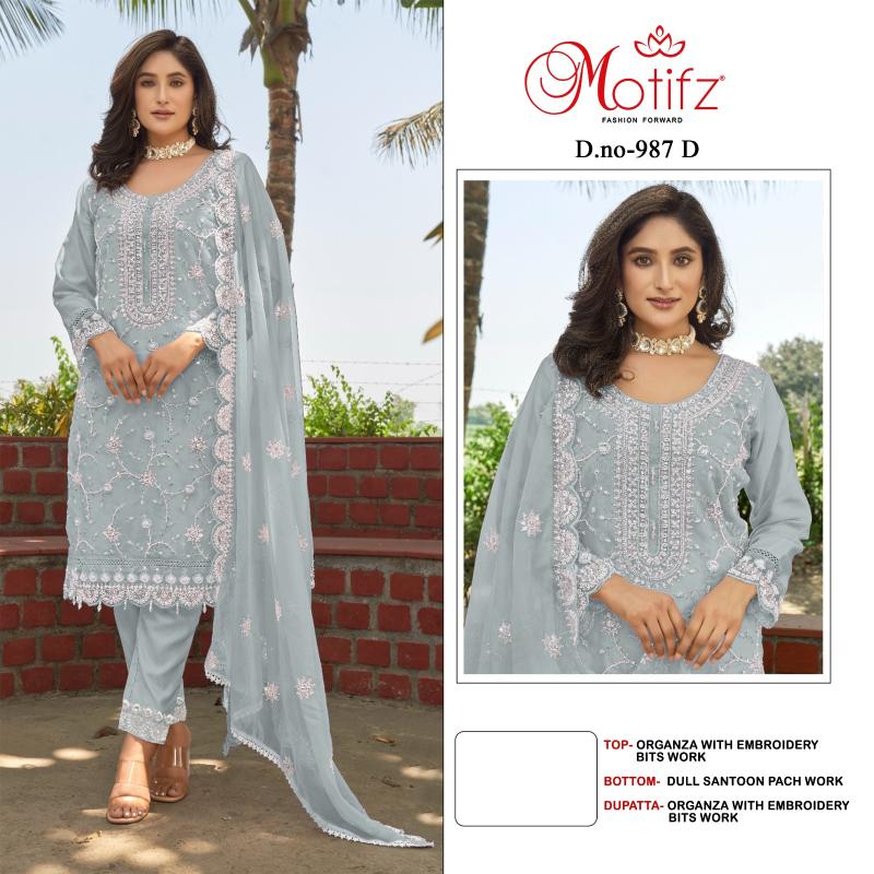Motifz 987 catalog pakistani suits wholesalers in amritsar