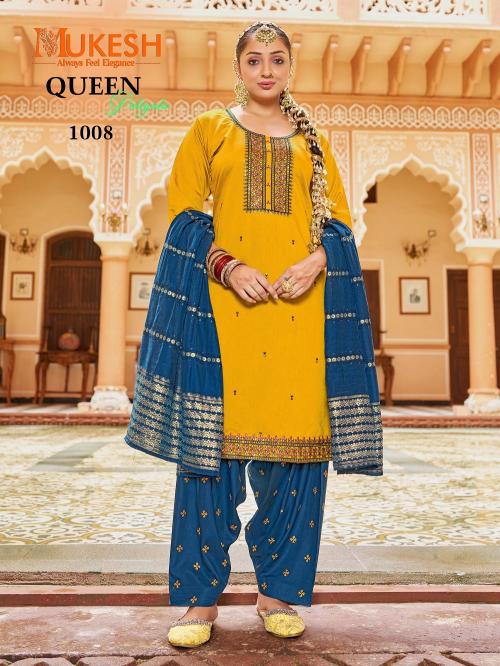 Mukesh Queen Patiyala catalog readymade kurti wholesale market in surat