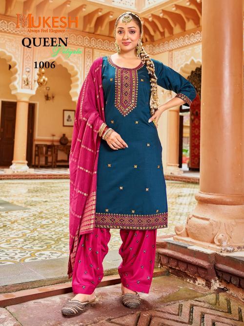 Mukesh Queen Patiyala catalog readymade kurti wholesale market in surat