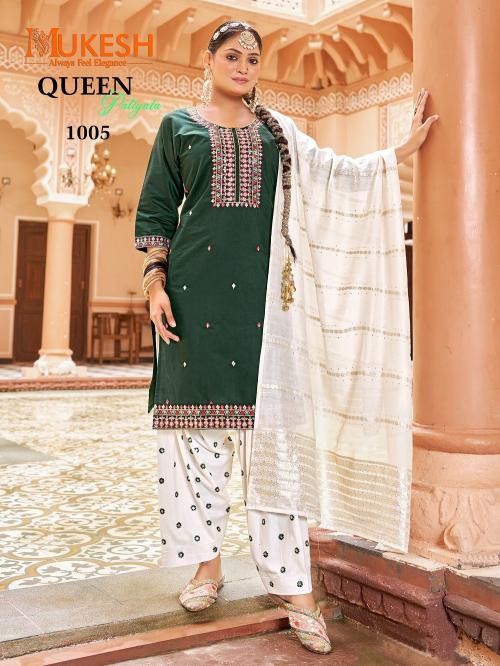 Mukesh Queen Patiyala catalog readymade kurti wholesale market in surat