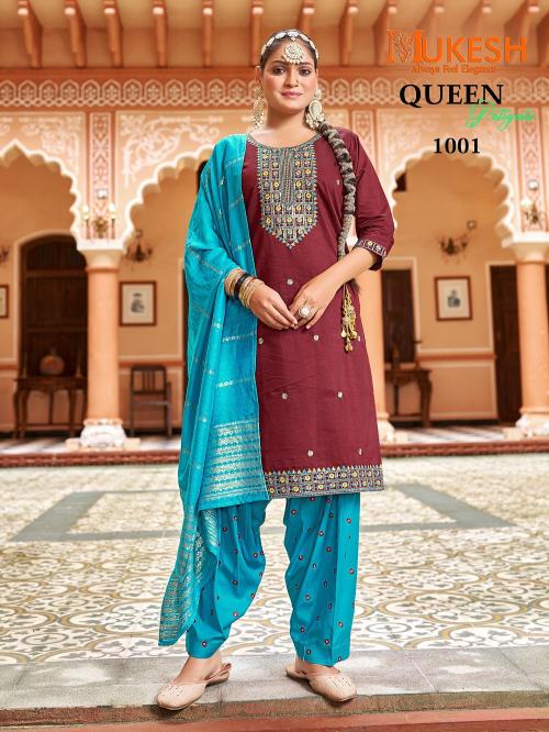Mukesh Queen Patiyala catalog readymade kurti wholesale market in surat