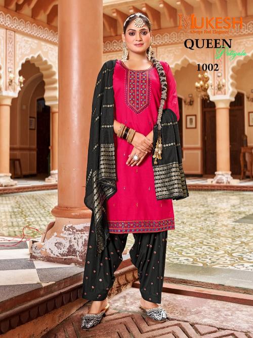 Mukesh Queen Patiyala catalog readymade kurti wholesale market in surat