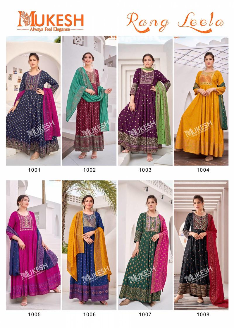 Mukesh Rang Leela catalog kurti surat