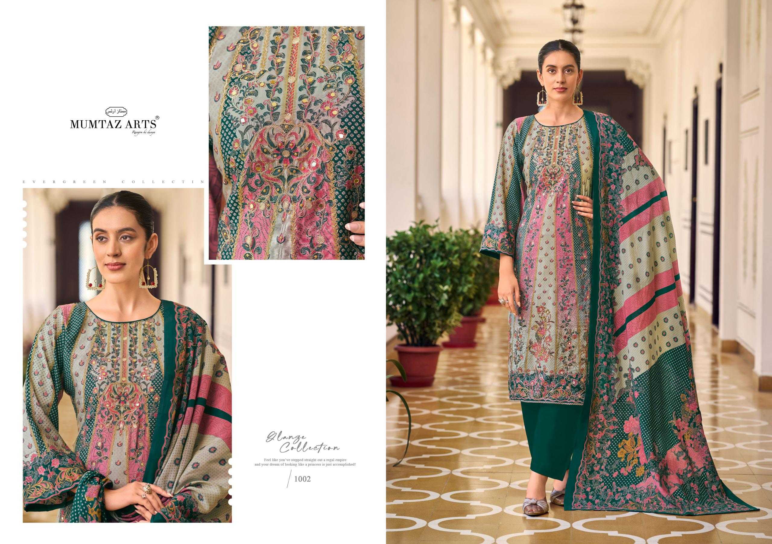 Mumtaz Arts Lilly Petals catalog wholesale dress material in delhi